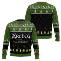 Hooktab Scotch Ardbeg Ugly Christmas Sweater