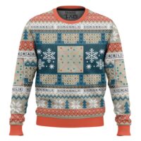 Hooktab Scrabble Board Games Ugly Christmas Sweater