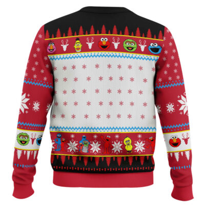 Hooktab Sesame Street Ugly Christmas Sweater
