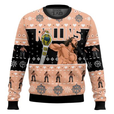 Seth Rollins WWE Ugly Christmas Sweater