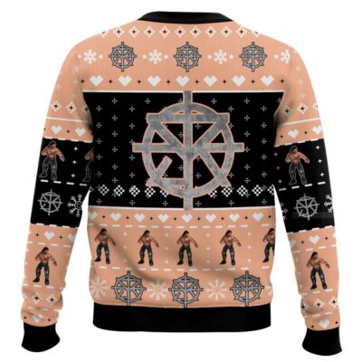 Hooktab Seth Rollins WWE Ugly Christmas Sweater