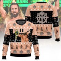 Hooktab Seth Rollins WWE Ugly Christmas Sweater