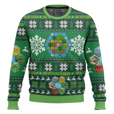 Settlers Of Catan Board Games Ugly Christmas Sweater
