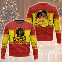 Hooktab Sexual Chocolate Coming To America Ugly Christmas Sweater
