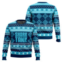 Hooktab Shark Tank Ugly Christmas Sweater