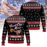 Hooktab Shawn Michaels Sweet Chin Music WWE Ugly Christmas Sweater
