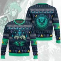Hooktab Sheikah Eye The Legend Of Zelda Ugly Christmas Sweater