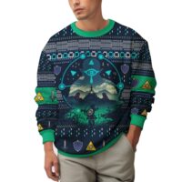 Hooktab Sheikah Eye The Legend Of Zelda Ugly Christmas Sweater