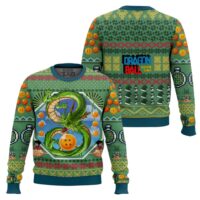 Hooktab Shen Long Dragon Ball Ugly Christmas Sweater