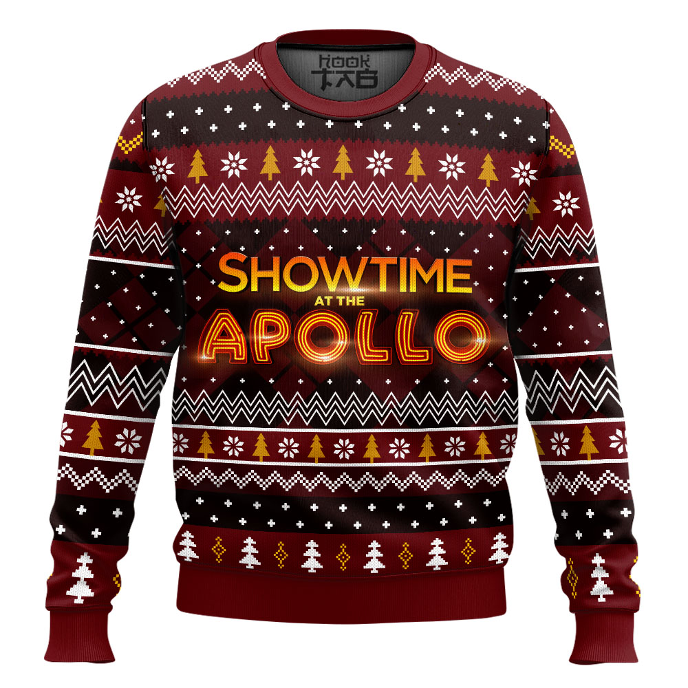 Hooktab Showtime at the Apollo Ugly Christmas Sweater Hooktab Showtime at the Apollo Ugly Christmas Sweater