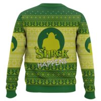 Hooktab Shrek Happens Ugly Christmas Sweater