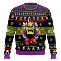 Hooktab Skeletor Masters Of The Universe Ugly Christmas Sweater