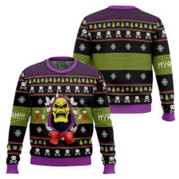 Hooktab Skeletor Masters Of The Universe Ugly Christmas Sweater