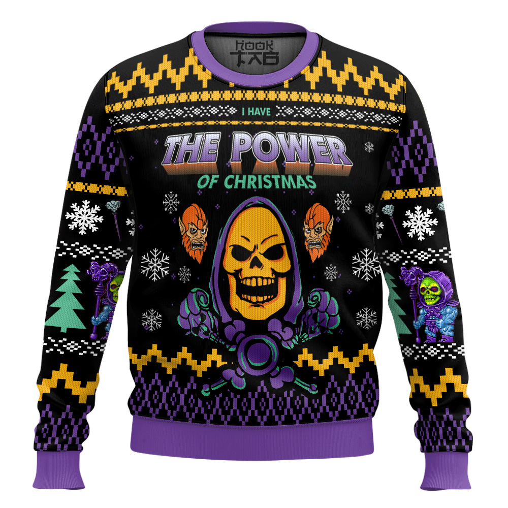 Hooktab Skeletor The Evil Power Of Christmas Masters Of The Universe Ugly Christmas Sweater Hooktab Skeletor The Evil Power Of Christmas Masters Of The Universe Ugly Christmas Sweater