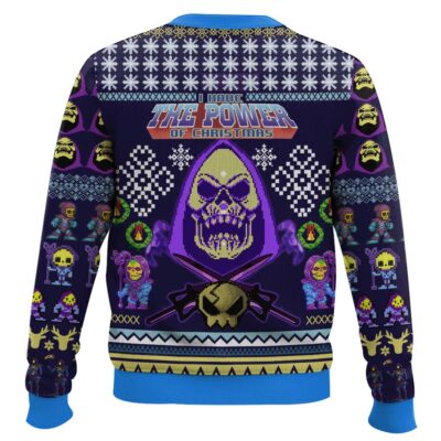 Hooktab Skeletor The Power Of Christmas Masters Of The Universe Ugly Christmas Sweater