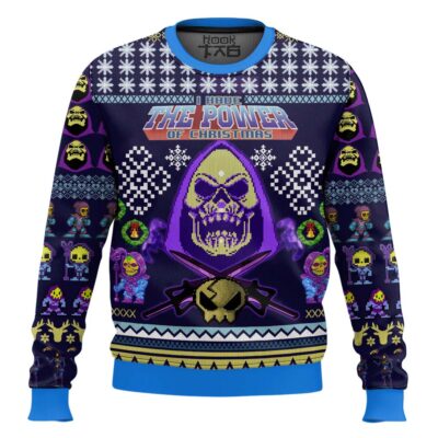Skeletor The Power Of Christmas Masters Of The Universe Ugly Christmas Sweater