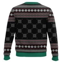 Hooktab Slayer And Rocker Santa 2023 Ugly Christmas Sweater