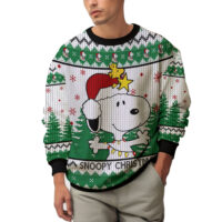 Hooktab Snoopy Christmas The Charlie Brown and Snoopy Show Ugly Christmas Sweater
