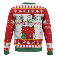 Hooktab Snoopy Pine Tree Tree The Charlie Brown and Snoopy Show Ugly Christmas Sweater