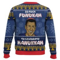 Hooktab So Much Funukah Adam Sandler Ugly Christmas Sweater