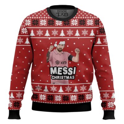 Soccer Messi Christmas Ugly Christmas Sweater