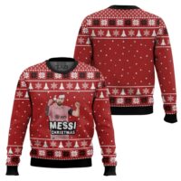 Hooktab Soccer Messi Christmas Ugly Christmas Sweater