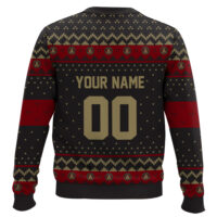 Hooktab Soccer MLS Atlanta United FC Custom Name And Number Ugly Christmas Sweater