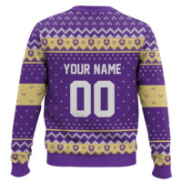 Hooktab Soccer MLS Orlando City SC Custom Name And Number Ugly Christmas Sweater