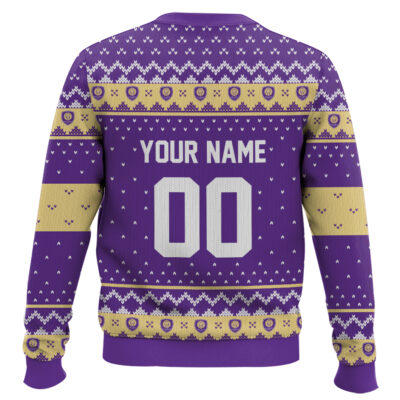 Hooktab Soccer MLS Orlando City SC Custom Name And Number Ugly Christmas Sweater