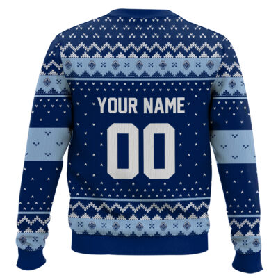 Hooktab Soccer MLS Vancouver Whitecaps FC Custom Name And Number Ugly Christmas Sweater