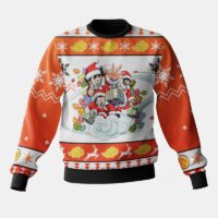 Hooktab Son Family Santa Dragon Ball Ugly Christmas Sweater