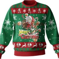 Hooktab Son Goku Merry Christmas Dragon Ball Ugly Christmas Sweater
