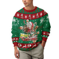 Hooktab Son Goku Merry Christmas Dragon Ball Ugly Christmas Sweater
