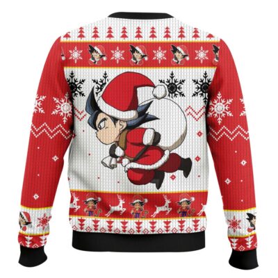 Hooktab Son Goku Santa – Dragon Ball Ugly Christmas Sweater