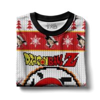 Hooktab Son Goku Santa - Dragon Ball Ugly Christmas Sweater