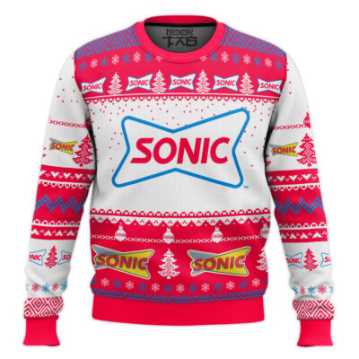 Sonic Drive-In Ugly Christmas Sweater