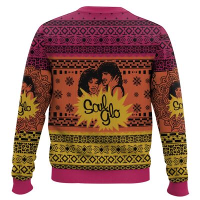 Hooktab Soul Glo Coming To America Ugly Christmas Sweater