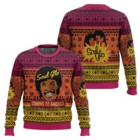 Hooktab Soul Glo Coming To America Ugly Christmas Sweater