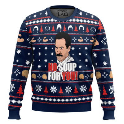 Soup Nazi No Soup For You Seinfeld Ugly Christmas Sweater
