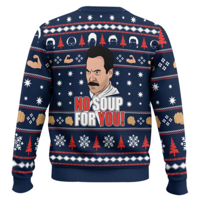 Hooktab Soup Nazi No Soup For You Seinfeld Ugly Christmas Sweater