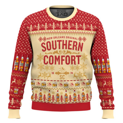 Southern Comfort Whiskey Ugly Christmas Sweater
