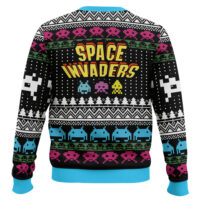 Hooktab Space Invaders 1978 Ugly Christmas Sweater