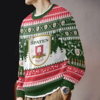 Hooktab Spaten German Beer Ugly Christmas Sweater