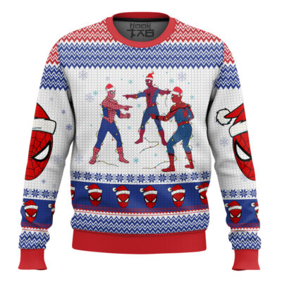 Spider-man Pointing Meme Ugly Christmas Sweater