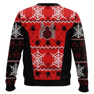 Hooktab Spiderman Neoclassic Ugly Christmas Sweater