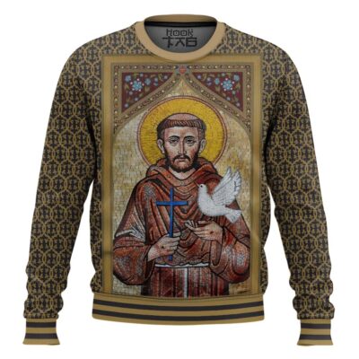 St Francis Of Assisi Ugly Christmas Sweater