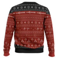 Hooktab Star Trek 1987 Red Ugly Christmas Sweater