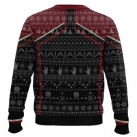 Hooktab Star Trek Picard 2020 Red - Custom Name Ugly Christmas Sweater