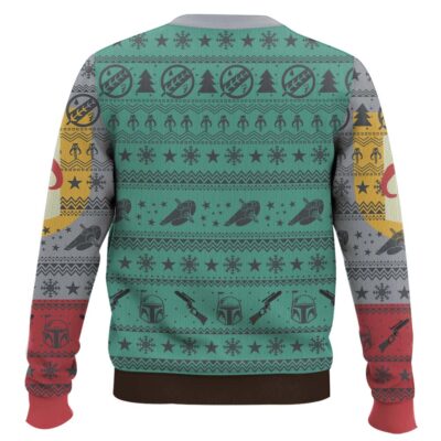Hooktab Star Wars Boba Fett Ugly Christmas Sweater