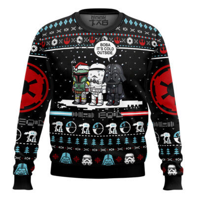 Star Wars Boba It's Cold Outside Ugly Christmas Sweater